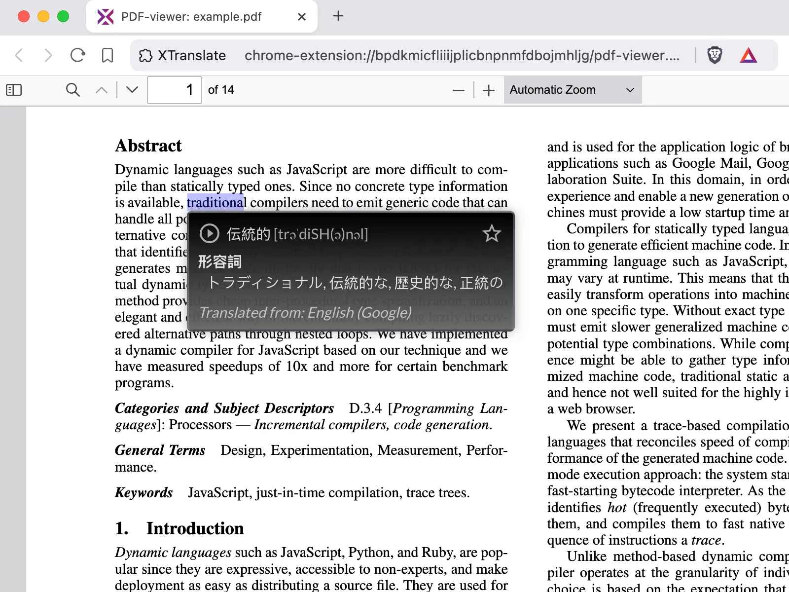 Translate foreign texts in PDF files Translate foreign texts in PDF files